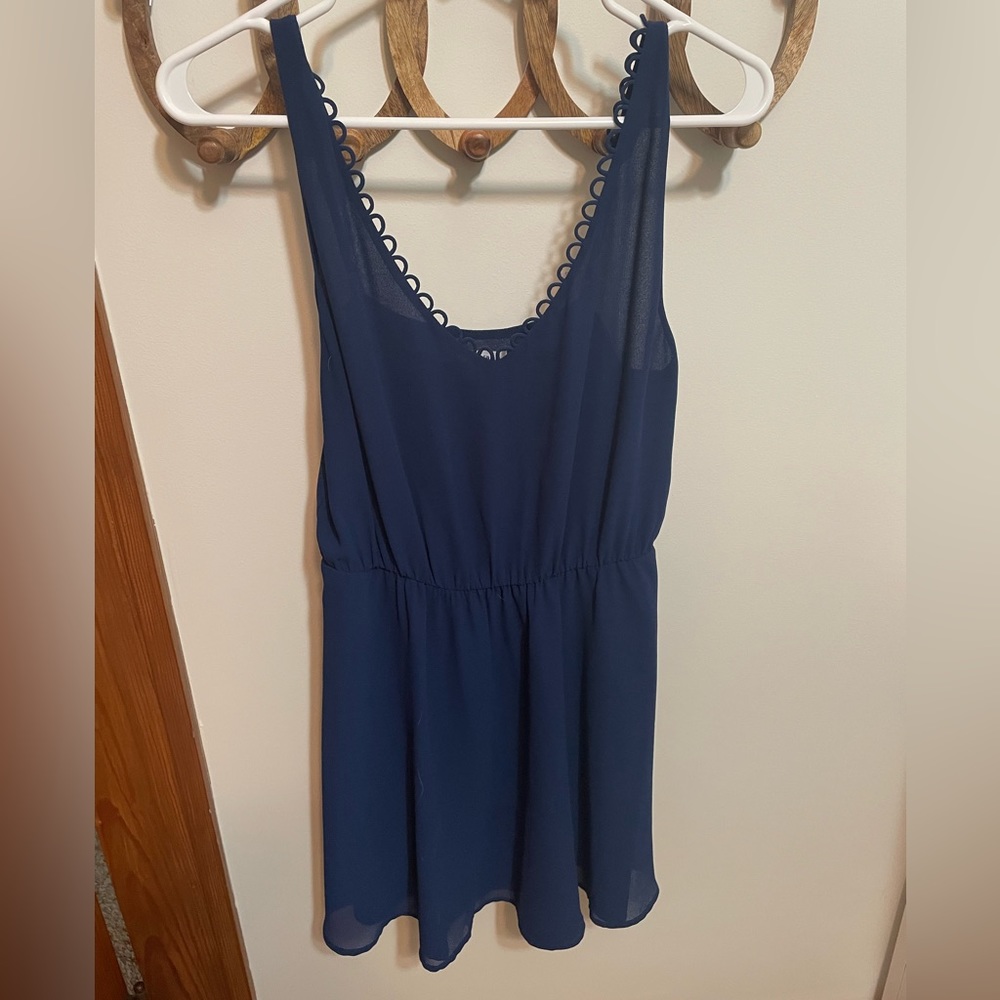 Navy mini dress
